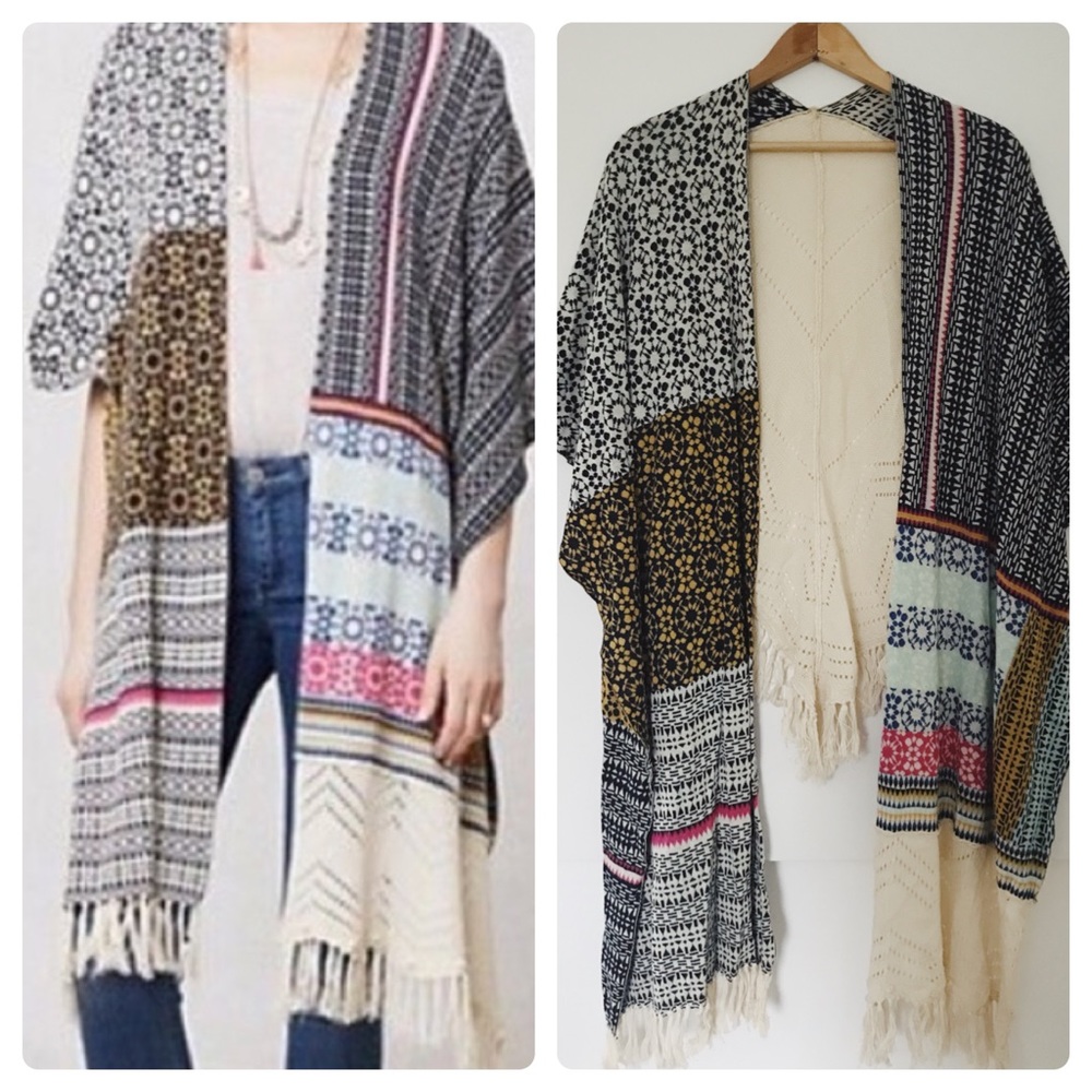 Anthropologie Angels of the North Wrap